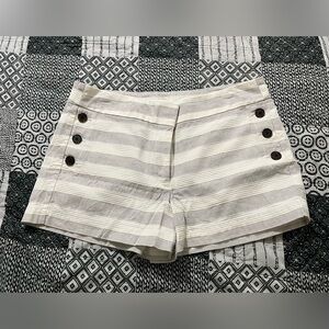 Women’s LOFT Cream High Waist Summer Shorts